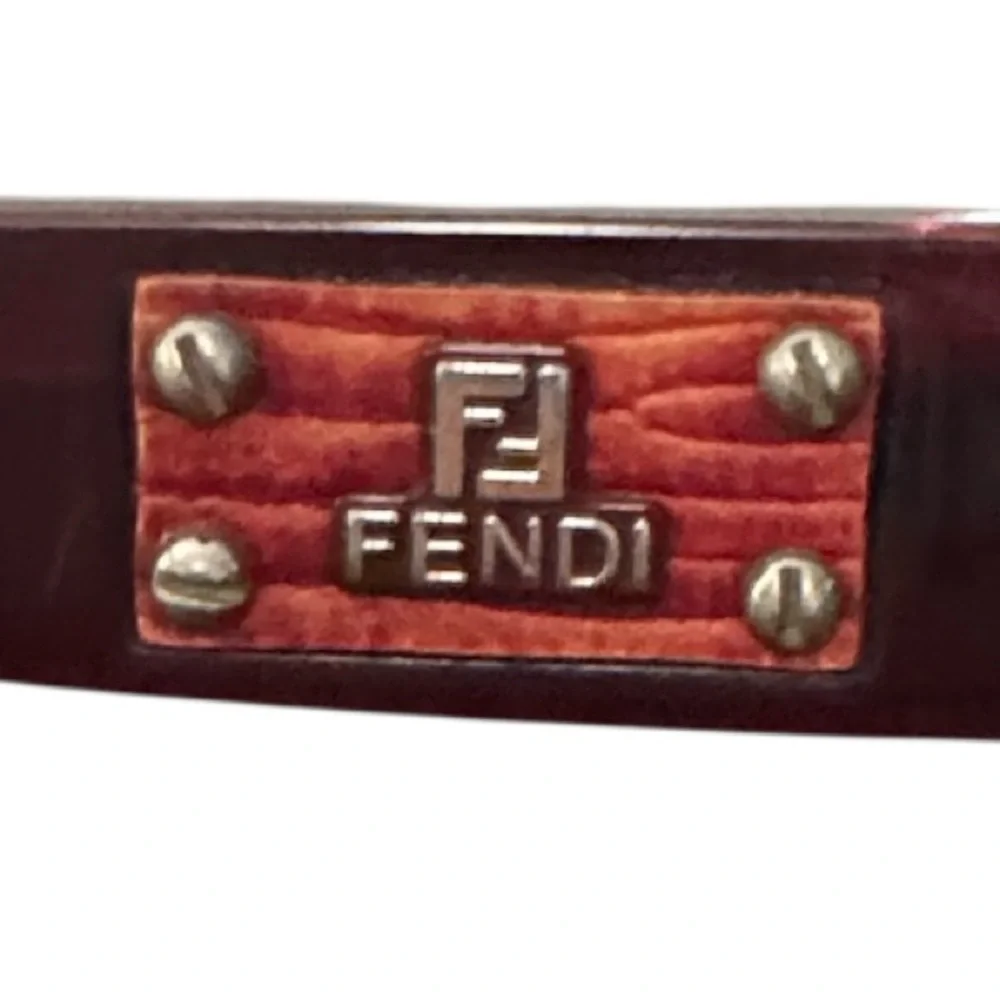 FENDI Vintage Rare “Bag Du Jour” Line Sunglasses Model # FS 5092 Wine Color